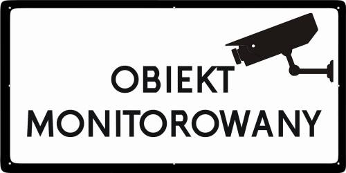 Tabliczka "Obiekt monitorowany"