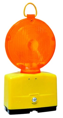 Lampa drogowa NITRA-LED, błysk/światło stałe, dwustronna, czerwona