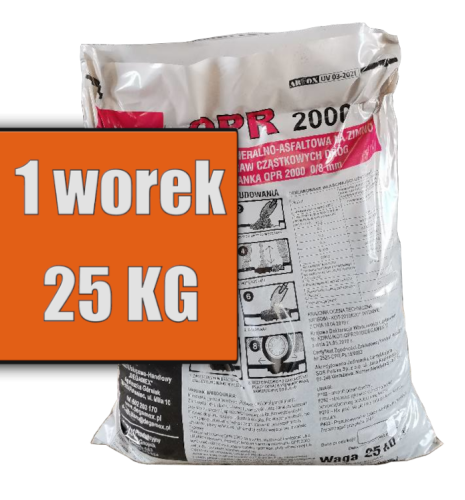 Mieszanka mineralno-asfaltowa QPR 2000 - 1 worek (25 kg)