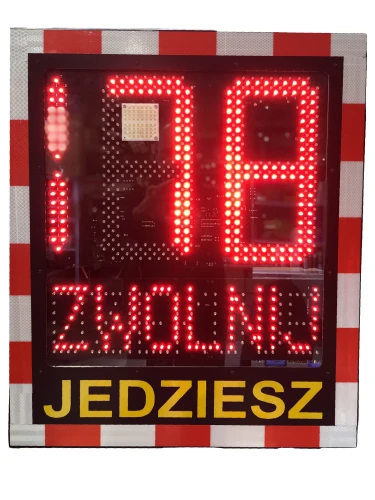 Radar prędkości 230V