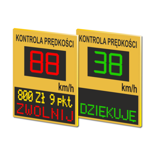 RADAROWY WYŚWIETLACZ PRĘDKOŚCI MP-DP6
