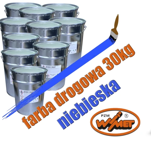 Farba drogowa BANDAX SPRINT Niebieski PALETA 33 puszki / 990 kg