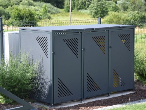 Zabudowa do pojemników na odpadki III 3x240l EKO