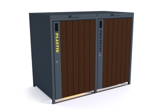Zabudowa do pojemników na odpadki I 2x120l