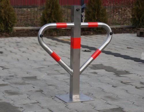 Blokada parkingowa - Trójkąt inox
